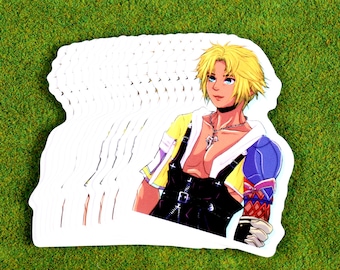 Pegatinas de 2,5" de Tidus de FFX