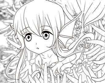 Mermaid Coloring Page