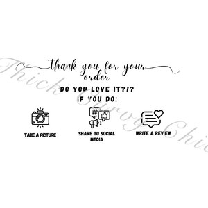 Thank you for your order Template