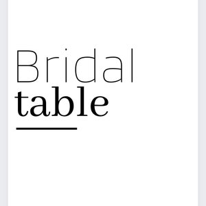Druckbare Hochzeits oder Event-Tischnummern Bild 2