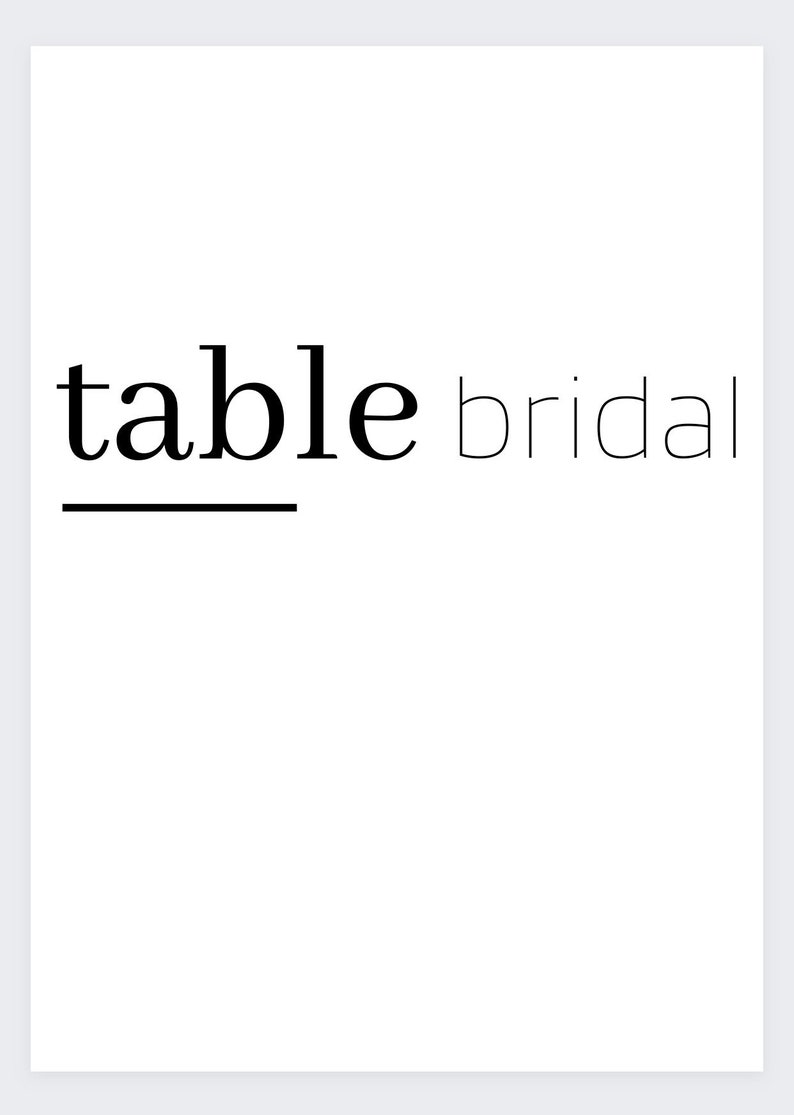 Druckbare Hochzeits oder Event-Tischnummern Bild 3