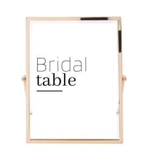 Druckbare Hochzeits oder Event-Tischnummern Bild 1