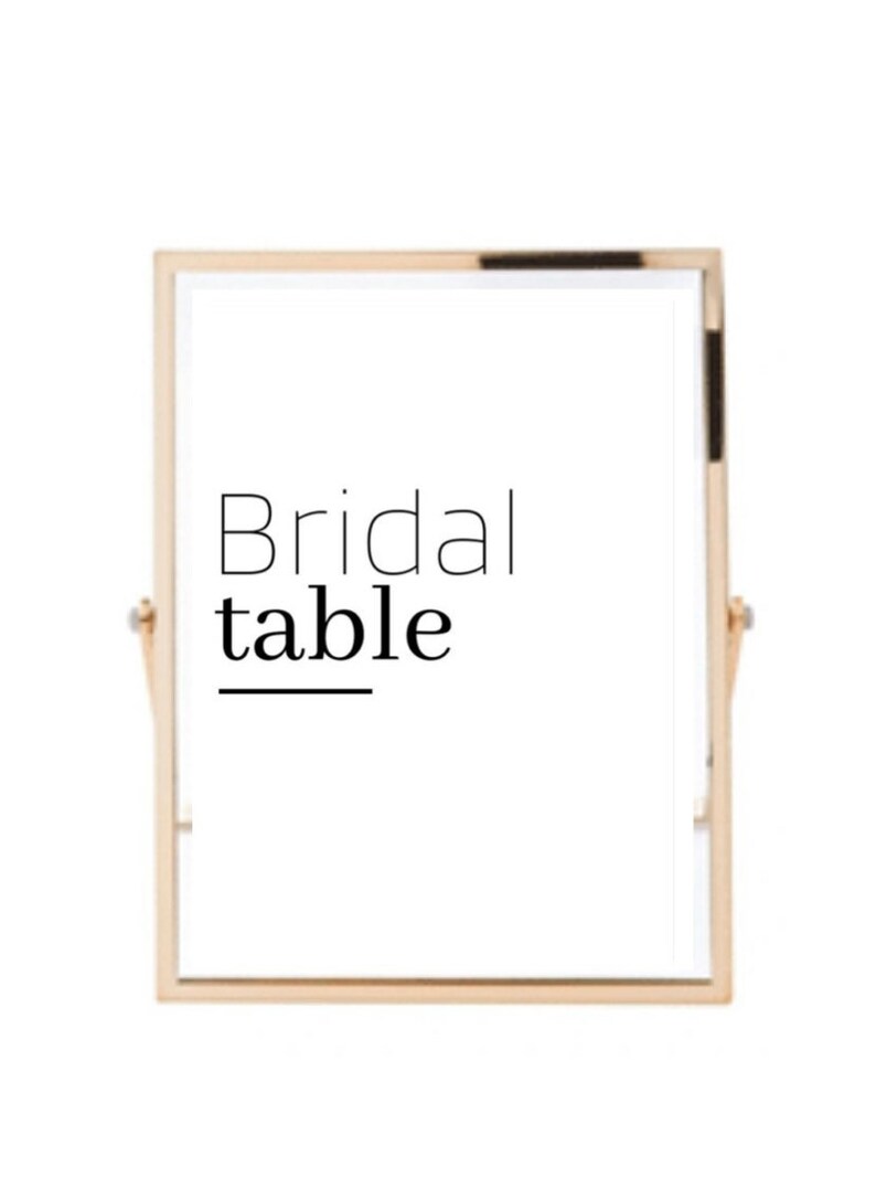 Druckbare Hochzeits oder Event-Tischnummern Bild 1