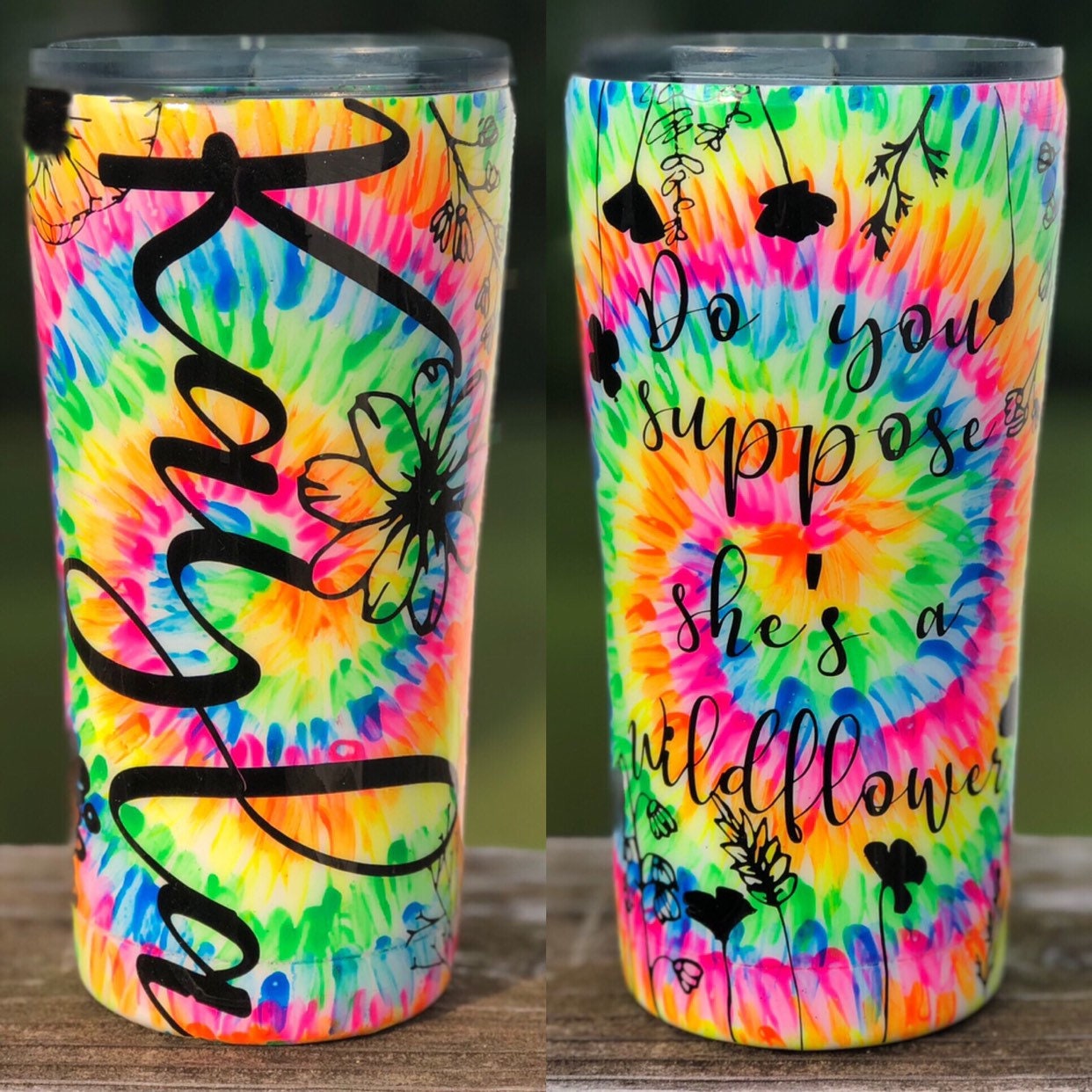 Tie Dye Tumbler Drink And Barware Kitchen And Dining Pe