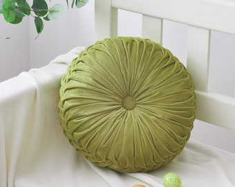 green circle pillow