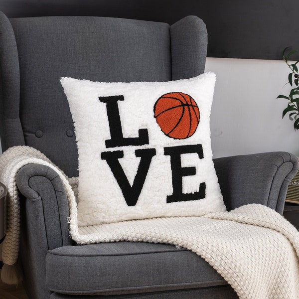 Basketball Pillow Etsy