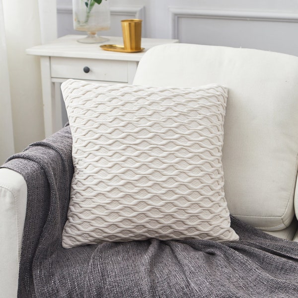 Cream Throw Pillows Etsy