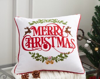 christmas pillows etsy
