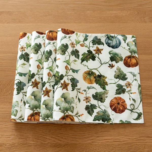 Fall Pumpkin Placemats