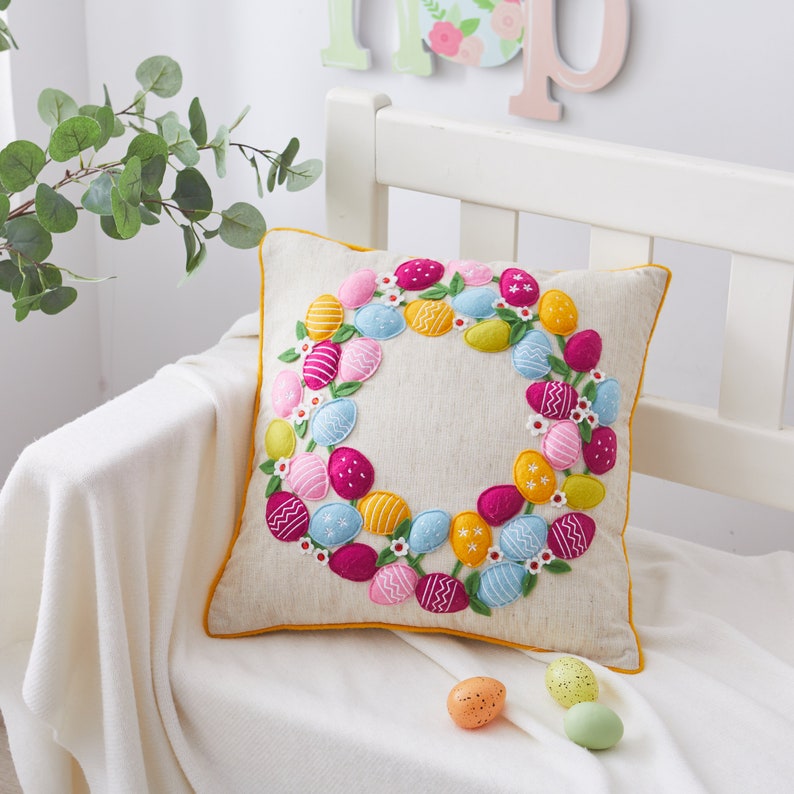 Easter Decorative Throw Pillow Covers Etsy