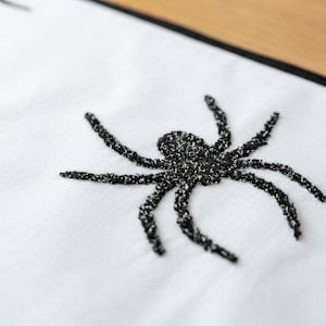 Black Spider Web Halloween Table Runner image 9