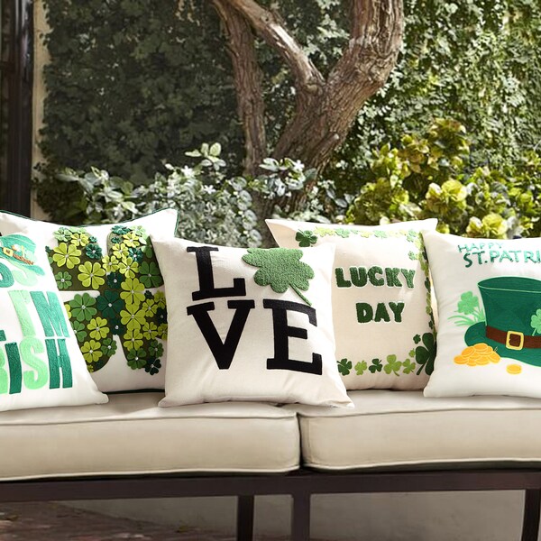 st patrick day throw pillow