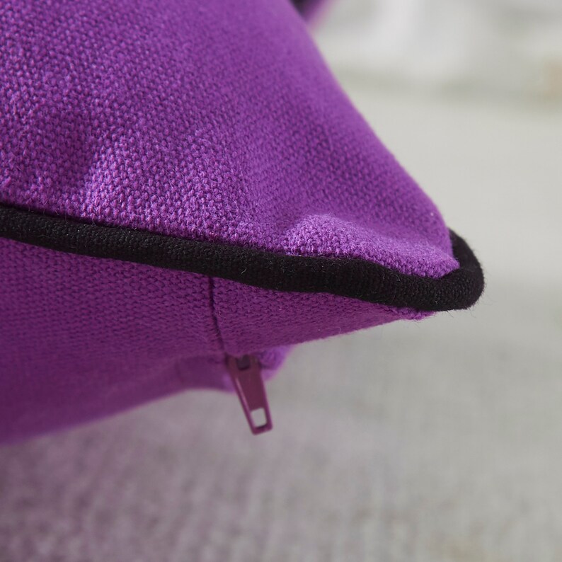 Halloween Purple Trick or Treat pillow cover Etsy