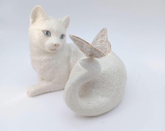 Lennox, "Enchantment", Cat with Butterfly