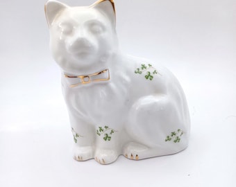 Royal Tara, Cat with Shamrocks, Galway, Ireland
