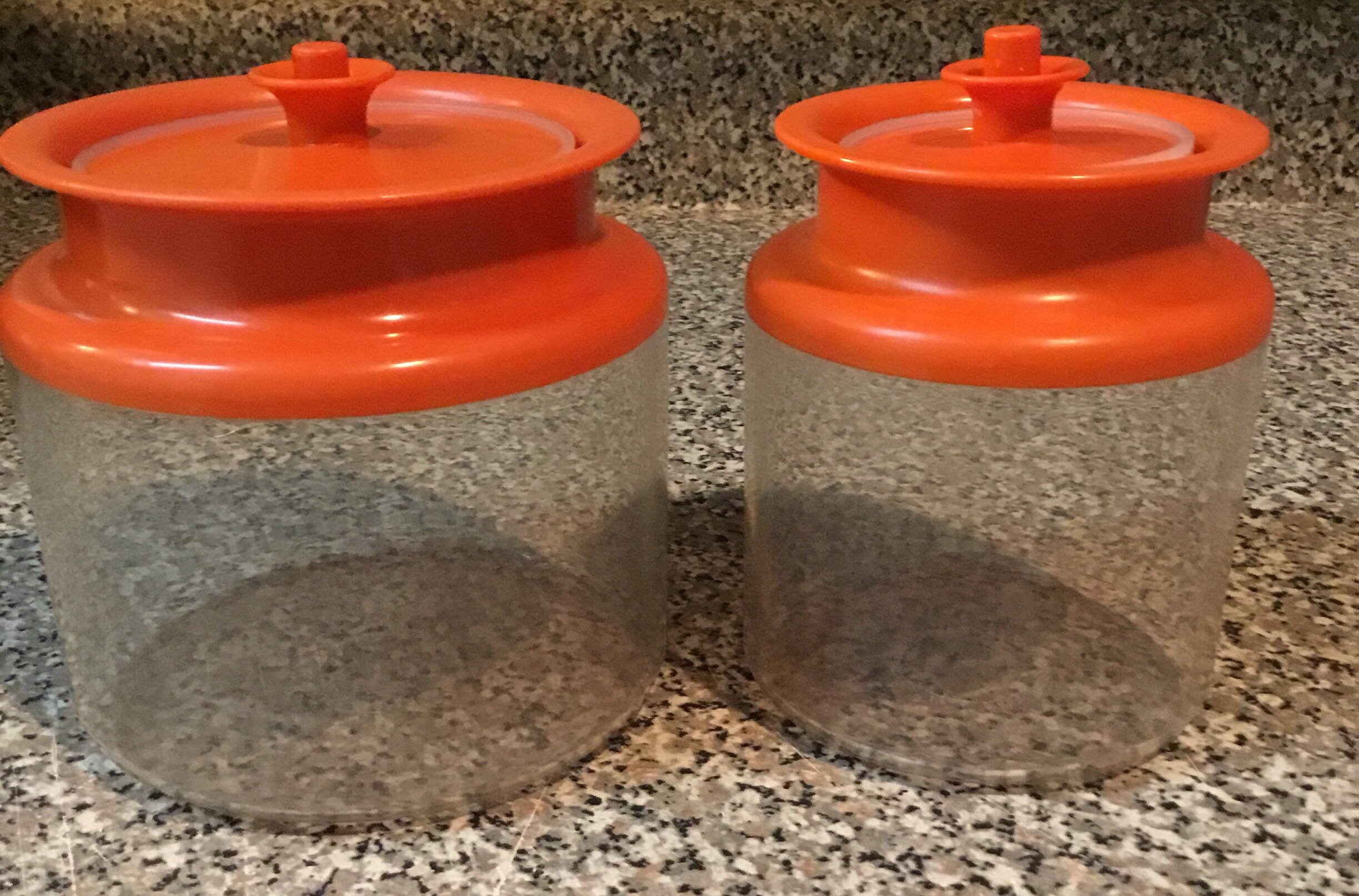Vintage Tupperware Containers Push Button Lids Kitchen Storage Etsy