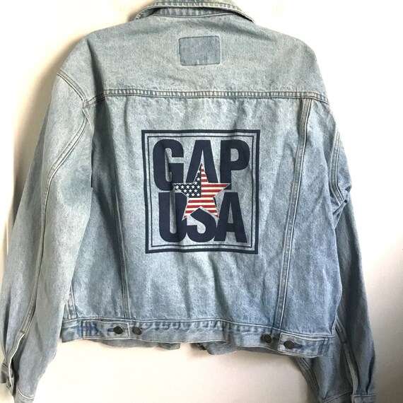 vintage gap jean jacket