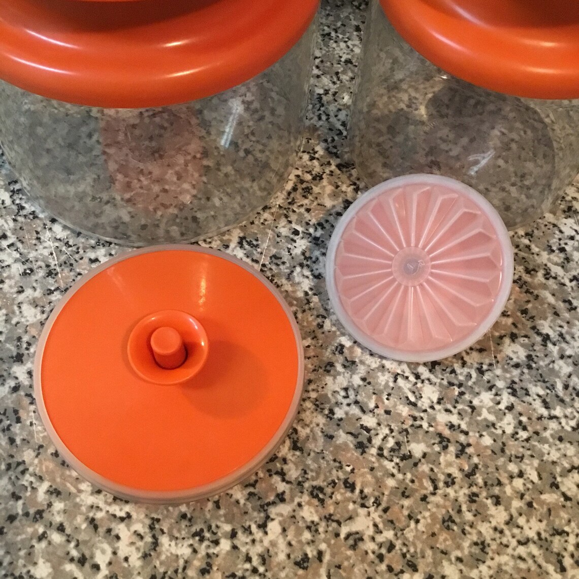 Vintage Tupperware Containers Push Button Lids Kitchen Storage Etsy