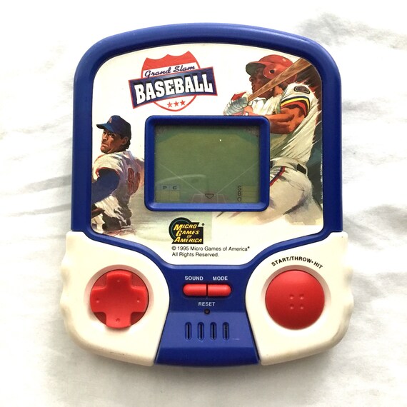 handheld baseball game