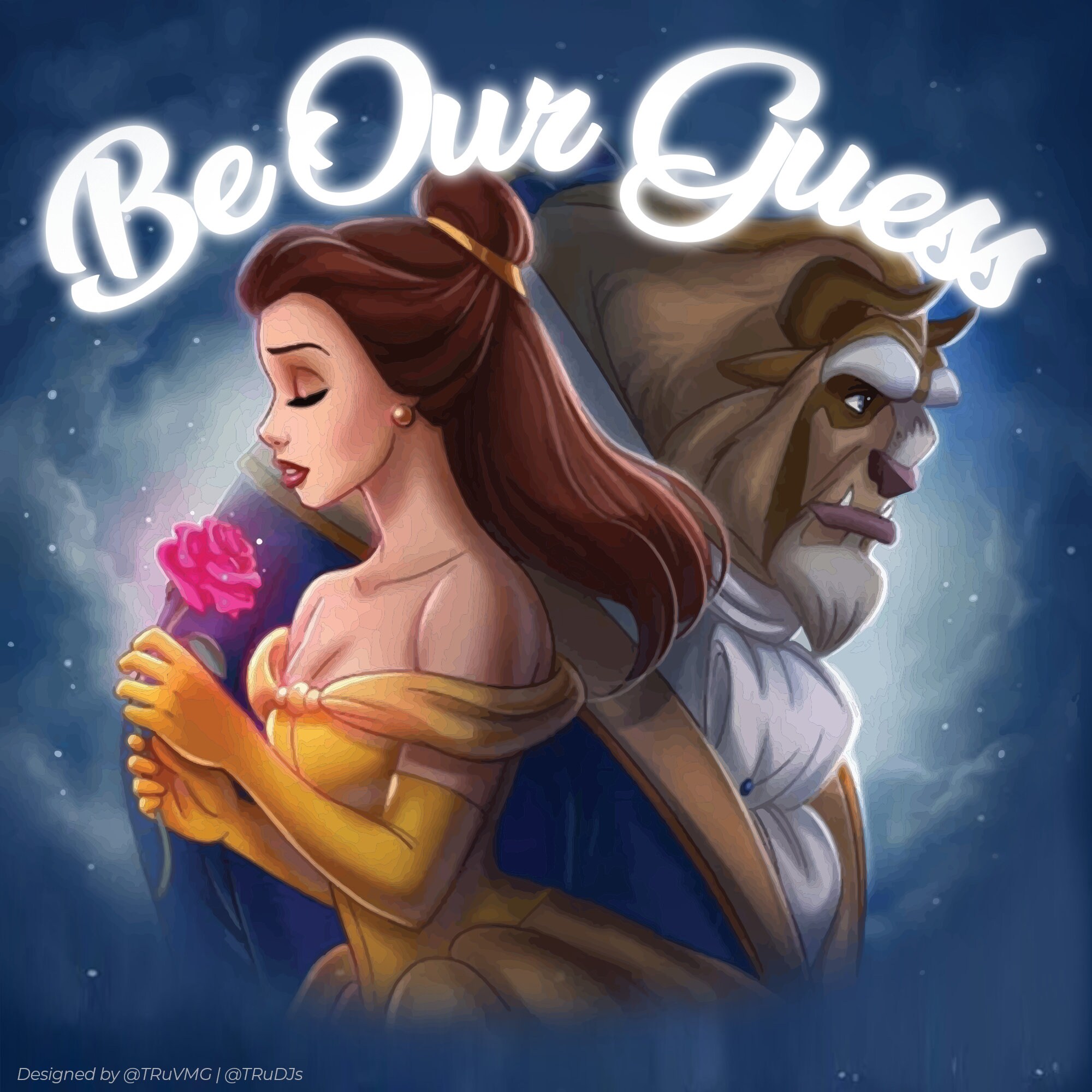 Personalized Beauty and the Beast Gender Reveal Etsy