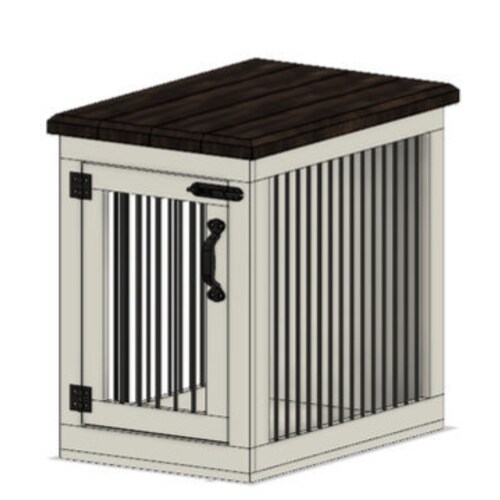 Plans for Your Own DIY Custom Dog Kennel With Side Door Etsy