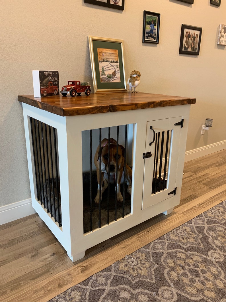 Plans for DIY Dog Kennel End Table Etsy