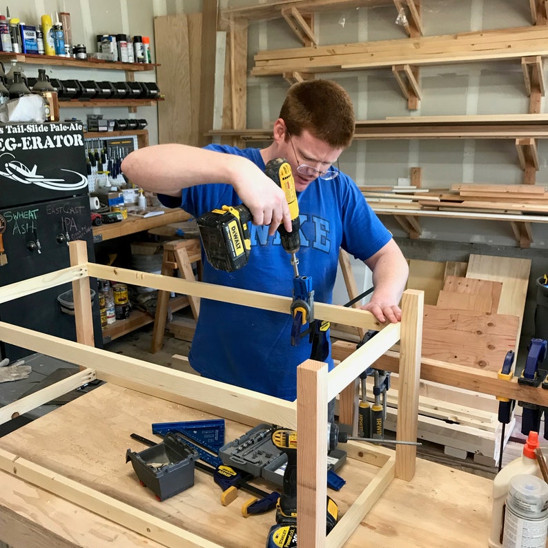 Simple DIY Coffee Table Plans Etsy