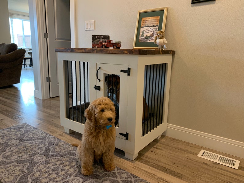 Plans for DIY Dog Kennel End Table Etsy