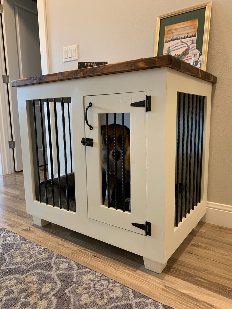 Plans for DIY Dog Kennel End Table Etsy