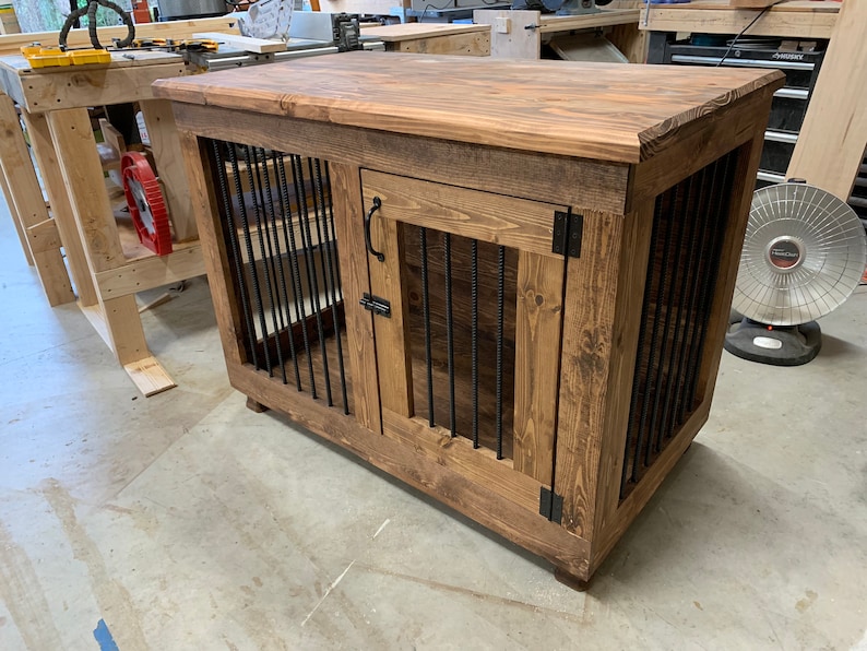 Plans for DIY Dog Kennel End Table Etsy