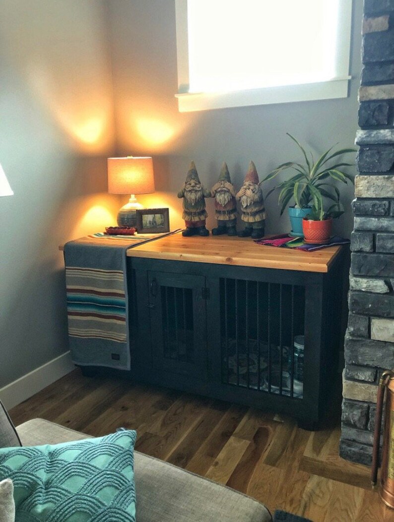 Plans for DIY Dog Kennel End Table Etsy