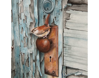 Sparky's Wren-Limited Edition Print