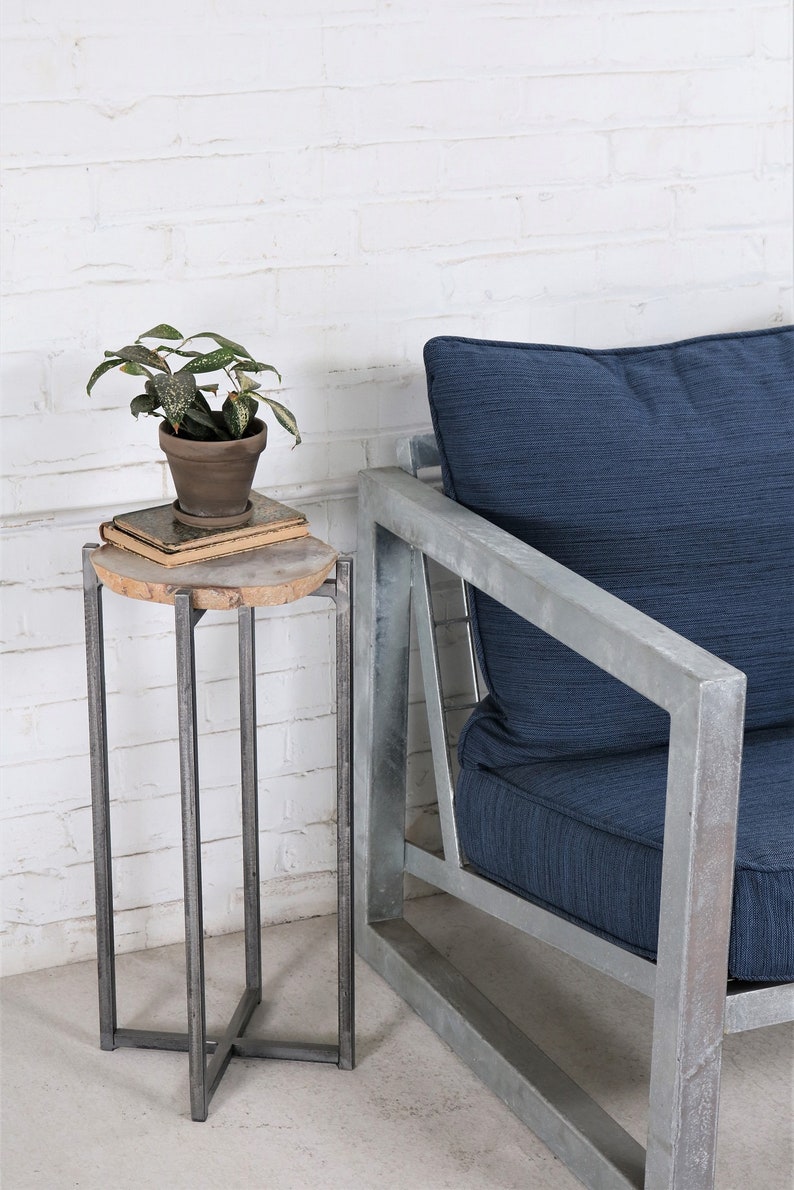 Agate Side Tablenatural Stone End Tablehandmade Bedside Etsy