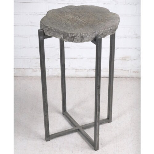 Small End Tabledrink Tablehandmade Accent Tablefaux Bois Etsy