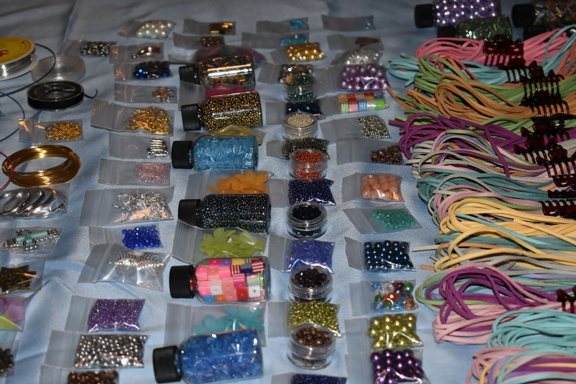 2x Jewelry Making Kits Glass Beads lot Beading Charms Spacer bead Lots