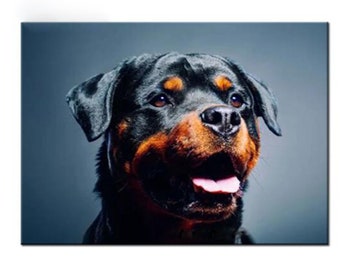 crystal diamond Painting Rottweiler dog diamond Embroidery,Full square/round drills,diy Mosaic animal cute pet patterns