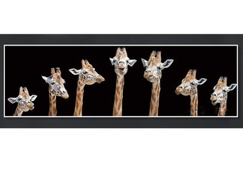 Grand 5D Diy Diamond Broderie Full Diamond Peinture girafe animal Carré / Ronde Résine Perceuse Mosaïque strass Art mural