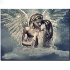 5D Round/square Drill Angel Couple Home Decoration Diy Diamond Painting Cartoon fairy Needlework Full Diamond Embroidery