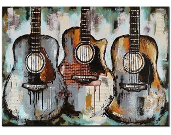 Diy daimond painting 'square' and 'round' drill cross stitch guitar embroidery Retro full display pictures mosaic abstract art music