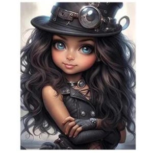 5D Diamond Painting Cross Stitch Cartoon Diamond Painting Cool Girl Picture Of Rhinestones Mosaic Motorcycle Girl Home Decorative Gift