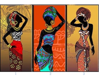 Full Drill Square/Round 5D DIY Diamond Painting African women Diamond Embroidery Mosaic Cross Stitch Wall Art