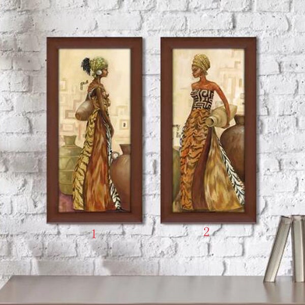 3D Diamond Embroidery 5D DIY Diamond Painting African women Full Square Round Drill Of Rhinestone Mosaic Home Decoration