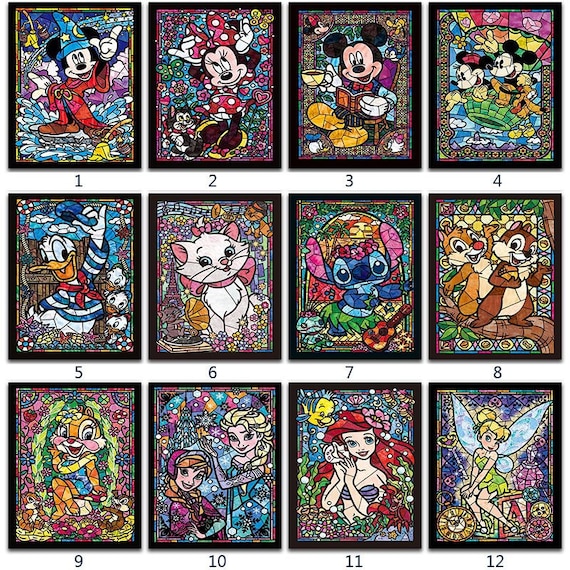 5D Diamond Painting Mickey Mouse Ears Disney Collage Kit