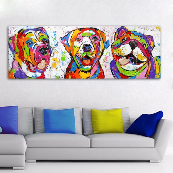 5d Diamond Painting Large Size Diamond Print Bulldog Pets by Diamond  Embroidery Bead DIY Drill Mosaic Wall Art 