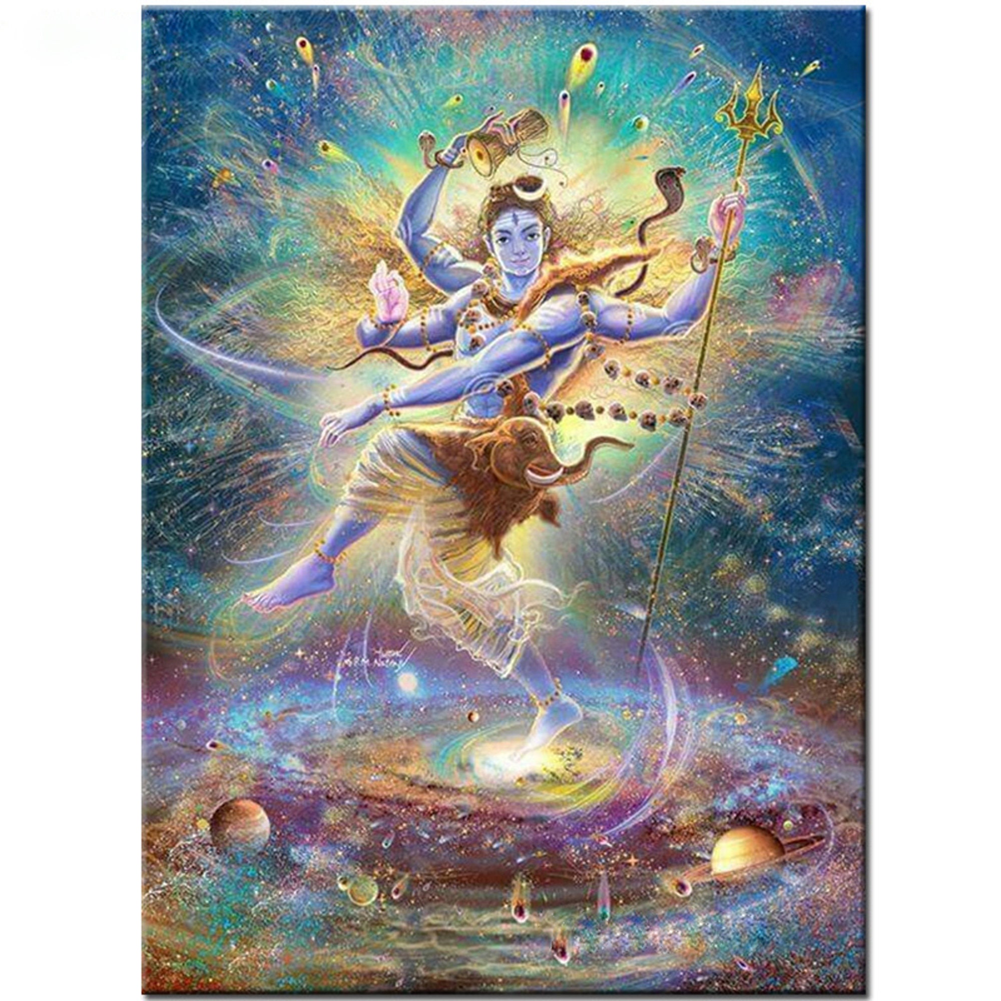 5D DIY Diamond Painting Kit,Religione Pittura Diamante Kit Completo Adulti Bambini Strass Cristallo Ricamo Punto Croce Artigianato Decor Della Parete di Casa Regalo (30x40cm/12x16in