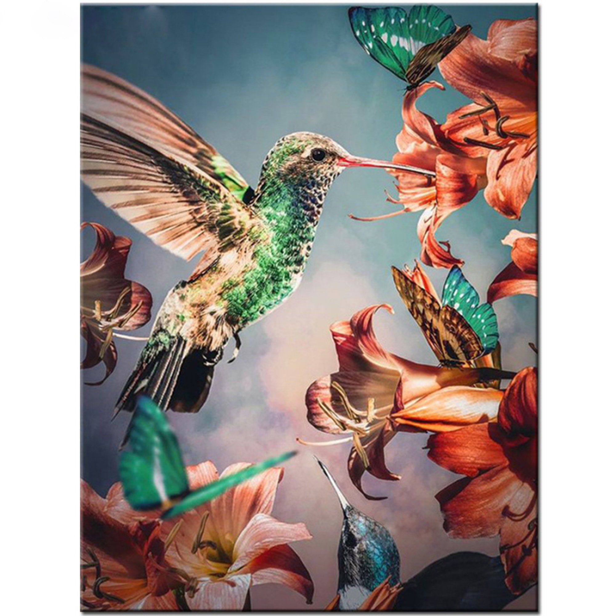Full Diamond Painting Hummingbird Parrot Animal Picture of  Rhinestone,mosaic Full Embroidery,roon Decor,handicraft Gift -  Canada