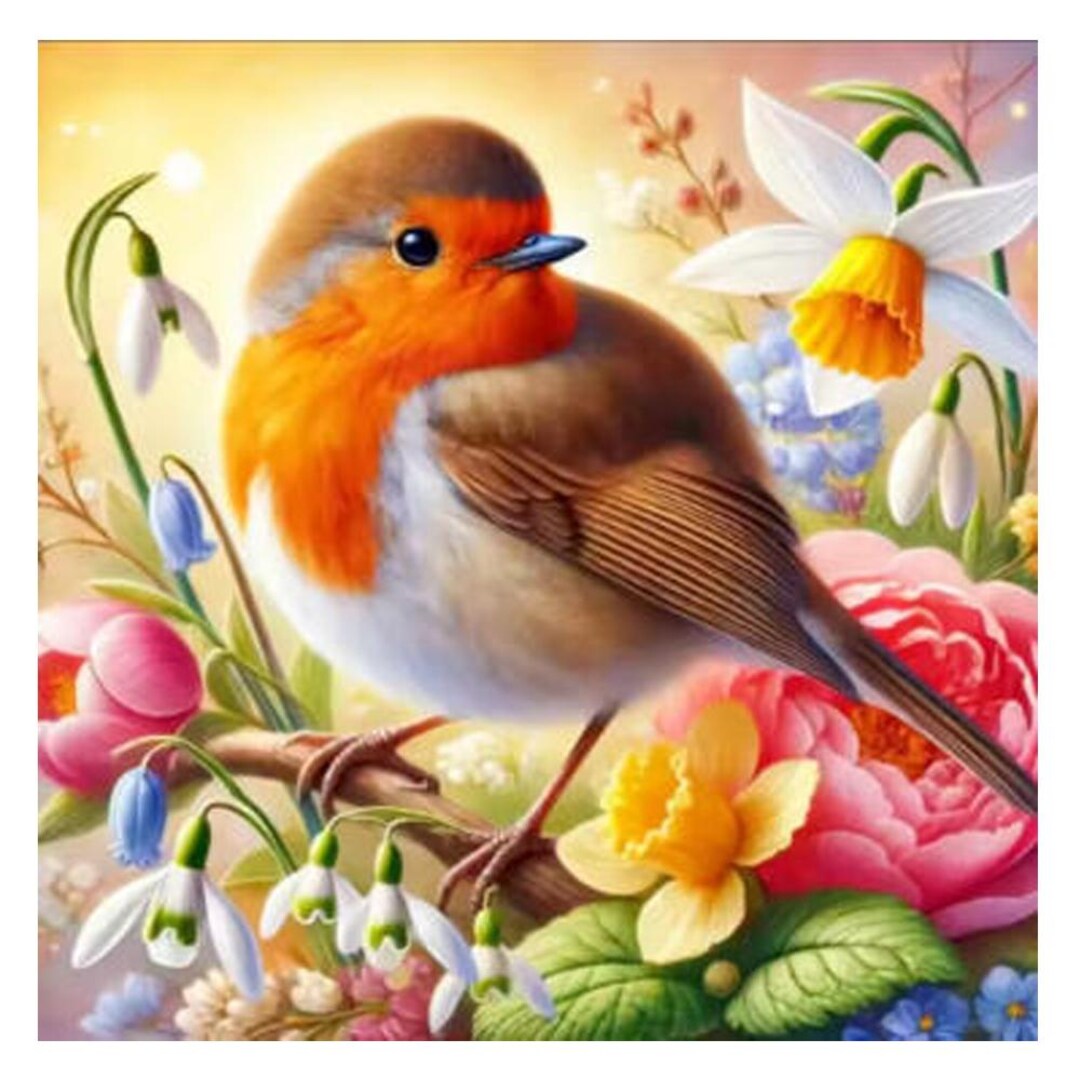 Diamond Painting Kits for Adults Bird Animal 5D DIY Mosaic Art Kits ...