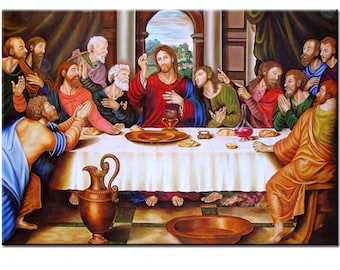 5D DIY Diamant Malerei Das Abendmahl Volle Stickerei Kreuzstich Harz Strass Mosaik Jesus Christus Wandkunst