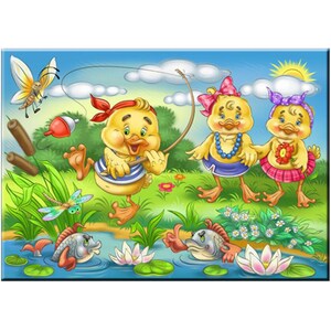 5D DIY Full Square Round Resin Drill Picture Diamond Painting Cartoon Duck 3D Embroidery Cross Stitch Mosaic Decor