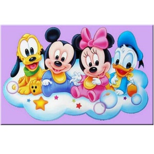 Disney Diamond Painting Mickey Mouse Diamond Art Cartoon Character Cross  Stitch Embroidery Donald Duck Mosaic PLUTO Home Decor